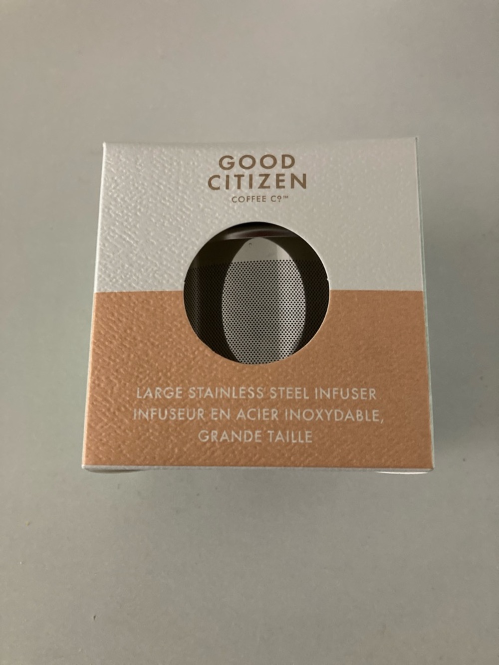 3/$20 Good Citizen Coffee Large Stainless Steel Infuser - BNIB